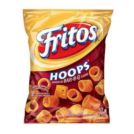 Frito Hoops Bar-B-Q Corn Chips, 57g/2 oz