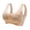 Khaki, variant on Women Lace Sheer Bralette Thin Underwear Transparent Bra For Female Ladies Black XXL
