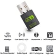 thumbnail image 2 of Adaptador USB WiFi Bluetooth 600Mbps Dual Band 2.4/5Ghz Wi-Fi Adepaton CZDZ-ST123, 2 of 5