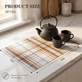 thumbnail image 7 of Unique Bargains Placemats Set of 6 Placemats for Kitchen Dining Table Washable Orange, 7 of 7