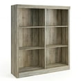 thumbnail image 3 of Yeshouse Estantería modular de 6 cubos, librería de 135 cm de altura con diseño antivuelco, estantería organizadora moderna independiente para sala de estar, dormitorio u oficina en casa, 3 of 6