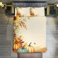 thumbnail image 4 of Autumn Harvest Pumpkins Sunflowers Bedding Set Couple Bedclothes Pillowcase Home Textiles Bed 3pcs Set for Bedroom Customized Decoration King, 4 of 6