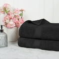 thumbnail image 2 of Superior 800 GSM Egyptian Cotton 2-Piece Bath Sheet Set, Soft Ultra Absorbent Towels, Denim Blue, 2 of 7