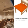 thumbnail image 3 of Fundas de asiento para sillas de comedor Fundas de asiento de silla elásticas, fundas de asiento de silla tapizadas extraíbles y lavables Fundas de cojín protectoras para cocina, oficina, 3 of 4