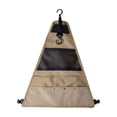 thumbnail image 2 of Bolsa de almacenamiento colgante para utensilios de camping con múltiples bolsillos, organizador plegable e impermeable para cocina al aire libre, viajes, autocaravanas, picnic, color caqui, 37x30 cm., 2 of 6