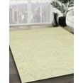thumbnail image 2 of Ahgly Company Indoor Square Abstract Brown Gold Abstract Area Rugs, 3' Square, 2 of 6