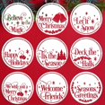 thumbnail image 3 of Plantilla navideña para pintar sobre madera, plantillas navideñas redondas de 12 pulgadas, plantilla navideña, plantillas Let It Snow para decoración de puertas de porche, 3 of 4