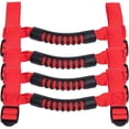 thumbnail image 5 of 4 manijas de agarre con barra antivuelco, mango rojo para Jeep Wrangler YJ TJ JK JKU JL JLU Sports Sahara Freedom Rubicon X y Unlimited 1955-2021 2022, 5 of 5