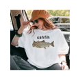 thumbnail image 1 of Cah Fih Shirt, Fih Funny Mispelled Fish Meme Hoodie, Cat and Fish Tank Top, 1 of 7