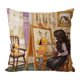 thumbnail image 1 of Funda Almohada Punto Cruz 17 72x17 72 Pulgadas Con Pintura Niña, 1 of 9