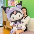 thumbnail image 2 of New Purple Devil Kuromi Plush Toy Large Fill Doll Cute Sanrio Children's Birthday Gift, 2 of 5