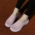 thumbnail image 5 of GHSOHS Slippers for Women Mesh Breathable Lightweight Flat Bottom Half Slippers Summer Fashion Sports Shoes Slide Sandals(40,Pink), 5 of 9