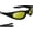Yellow, variant on Motorcycle Safety Glasses Goggles for Men, Interchangeable Temples and Adjustable Strap, Large Head Sizes, Foam Padded, Impact Resistant Polycarbonate Lenses