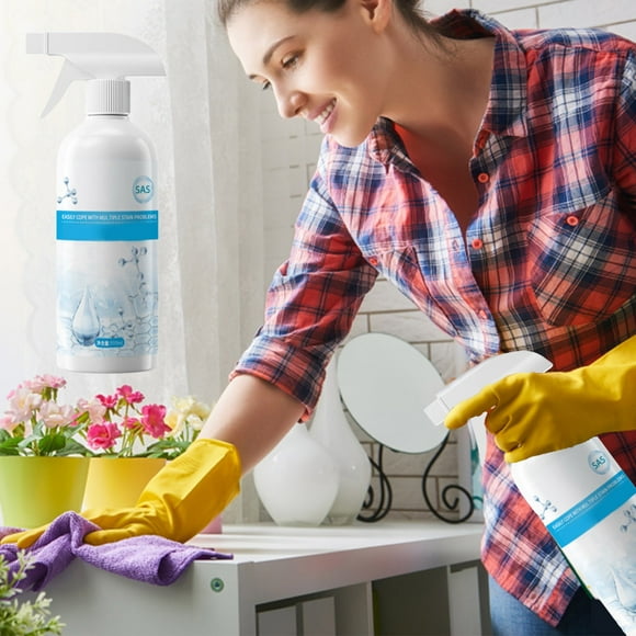 Riforla Laundry Stain Remover for Clothes Upholstery Carpet Stain Spray NonIonic Garment Powerful Oil & Stain Remover 500ML Cleaning Agents Light blue 500ML