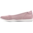 thumbnail image 2 of Cliffs by White Mountain Pavlina Dusty Pink/Knit/Fab Comfort Knit Ballet Flats (Dusty Pink/Knit/Fab, 9), 2 of 6
