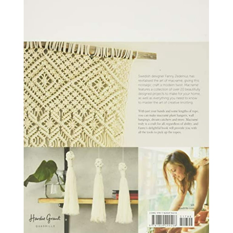 Leisure Arts Macrame? Wall Hangings Book - Macram� Books for adults and  beginners, easy instructions to learn 11 patterns that will inspire your  projects