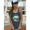 thumbnail image 3 of Pipeline Beach Scene Top Racerback Tank Women's -Pipeline Designs, 3 of 4