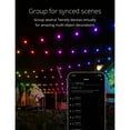 thumbnail image 4 of Twinkly Festoon App-Controlled Smart LED 20 Multicolor RGB Bulb Light String, 4 of 12