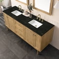 thumbnail image 3 of James Martin Vanities 545-V72-3Pht Laurent 72" Wall Mounted Or Free Standing Double Basin, 3 of 7