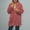 Red, variant on TIMIFIS Womens Fall Fashion Women's Fashion Long Sleeve Loose Solid Color Button Pocket Faux Shearling Shaggy Oversized Coat Jacket For Warm Winter Winter Coats For Women
