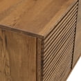 thumbnail image 5 of Aldo Brown Oak Sideboard Buffet Cabinet in Brown Oak Wood with Black Metal Legs, 5 of 5