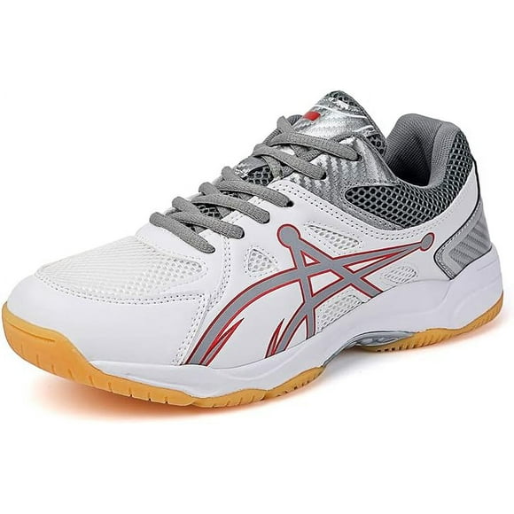 LAICAIW Womens Non Slip Sports Fitness Badminton Tennis Court Shoes for Women Racketball Squash Volleyball Shoes