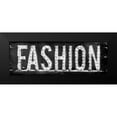 thumbnail image 2 of OnRei 24x11 Black Modern Framed Museum Art Print Titled - Fashion Sign, 2 of 5