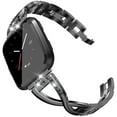 thumbnail image 1 of Bracelet Bling Compatible avec Fitbit Versa/Versa 2 Bracelets pour Femmes Bracelets en Acier Inoxydable de Remplacement pour Versa Lite Edition/Versa SE Accessoires Élégant Bracelet en Métal Argent+or Rose, 1 of 9