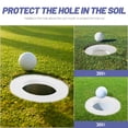 thumbnail image 2 of ifundom Golf Putting Cup White Plastic Practice Hole Trainer for Indoor Outdoor Golf Training 1 Set, 2 of 6