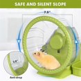 thumbnail image 2 of 4 in 1 Quiet Hamster Exercise Wheel, Multi Functional Green, 2 of 5