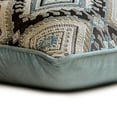 thumbnail image 3 of The HomeCentric Sofa Cushion Cover, Blue Pack of 2, 14x14 inch (35x35 cm) Throw Pillows, Jacquard Silk Aztec Pattern Throw Pillows For Couch, Aztec Pattern Contemporary Style Easter - Aztec Invent, 3 of 5