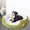 Green, variant on Rectangle Dog Bed for Large Medium Small Dogs - Washable Orthopedic Sofa Bed, Soft Breathable Puppy & Pet Cuddler, Durable Calming Dog Bed with Anti-Slip Bottom