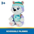thumbnail image 4 of PAW Patrol, Bedtime Plush Everest, 10-Inch Stuffed Animal with Reversible Outfit, Kids Toys for Boys & Girls Ages 3 and Up, 4 of 9