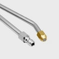 thumbnail image 3 of HUGFEGWE 3Pcs Pressure Washer Extension Wand 1/4" Quick Connect 360° Rotatable Extension Rod for Windows Car Cleaning Chimneys Fences CA919-153449, 3 of 7