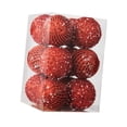 thumbnail image 2 of 12 piezas de bolas de Navidad decorativas colgantes Perfecl Rojo, 2 of 8