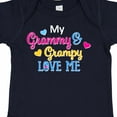 thumbnail image 4 of Inktastic My Grammy and Grampy Love Me with Hearts Boys or Girls Baby Bodysuit, 4 of 5