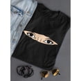thumbnail image 3 of Womans Eye Ninja Style T-Shirt Women -Image by Shutterstock, Female XX-Large, 3 of 4