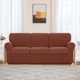 thumbnail image 2 of CHOK 2024 Ensembles de Housses de Sofa 3 Pcs Housse Extensible pour Canapé Housses de Coussins de Dossier (Fauteuil Gris Pâle), 2 of 7