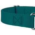thumbnail image 5 of Country Brook Petz® Martingale Heavyduty Nylon Dog Collar and Double Handle Leash - Teal - Medium, 5 of 7