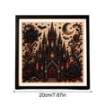 thumbnail image 4 of Vintage Christmas Full‑Round Pearl Diamond Art Kits for Adults, Santa Gnome Winter Castle Rhinestone Canvas, Christmas or Halloween Decoration Craft Gift for DIY Holiday Desk Wall(Castle and Rose), 4 of 7