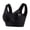 Black, variant on Bra Women'S Comfortable And Sexy Transparent Shoulder Strap Cordless Backless Spongeless With Convertible Shoulder Straps Sky Blue XXL