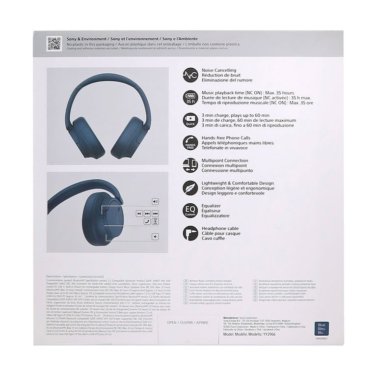 Sony WH-CH720N Wireless Over-Ear Noise-Canceling Headphones Sony WH-CH720N Wireless Over-Ear Noise-Canceling Headphones