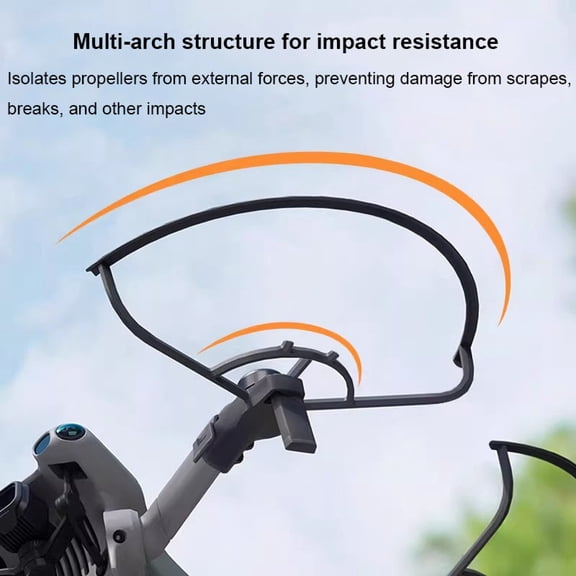 Drone Propeller Bumper Protector for Mini 5 Pro, Anti-collision Protective Frame Case Quadcopter Wing Bumper Propeller Guard Flight Safety Detachable Protector for Mini 5 Pro(No Drone)