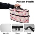 thumbnail image 5 of HELLHERO Steamer Storage Bag Zipper Cherry Daisy Protective Portable Travel Steamer Carrier Bag, Case Only, 5 of 6