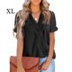 thumbnail image 4 of Guardurnaity Camisa de manga corta para mujer con cuello en V Tops de verano con blusa de encaje Suministros Ropa, zapatos y accesorios Miscelánea Negro SG, 4 of 6
