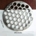 thumbnail image 5 of PinesC Ravioli Maker Dumplings Mold Rolling Pin Stainless Steel Metal Mold Set forPress Handmade DumplingPress, 37 Holes Russian Ravioli Maker, 5 of 5
