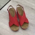 thumbnail image 1 of Moda mujer tobillo correa verano Slide sandalias plataformas Casual cuñas Shose Wmkox8yii sa1101, 1 of 6