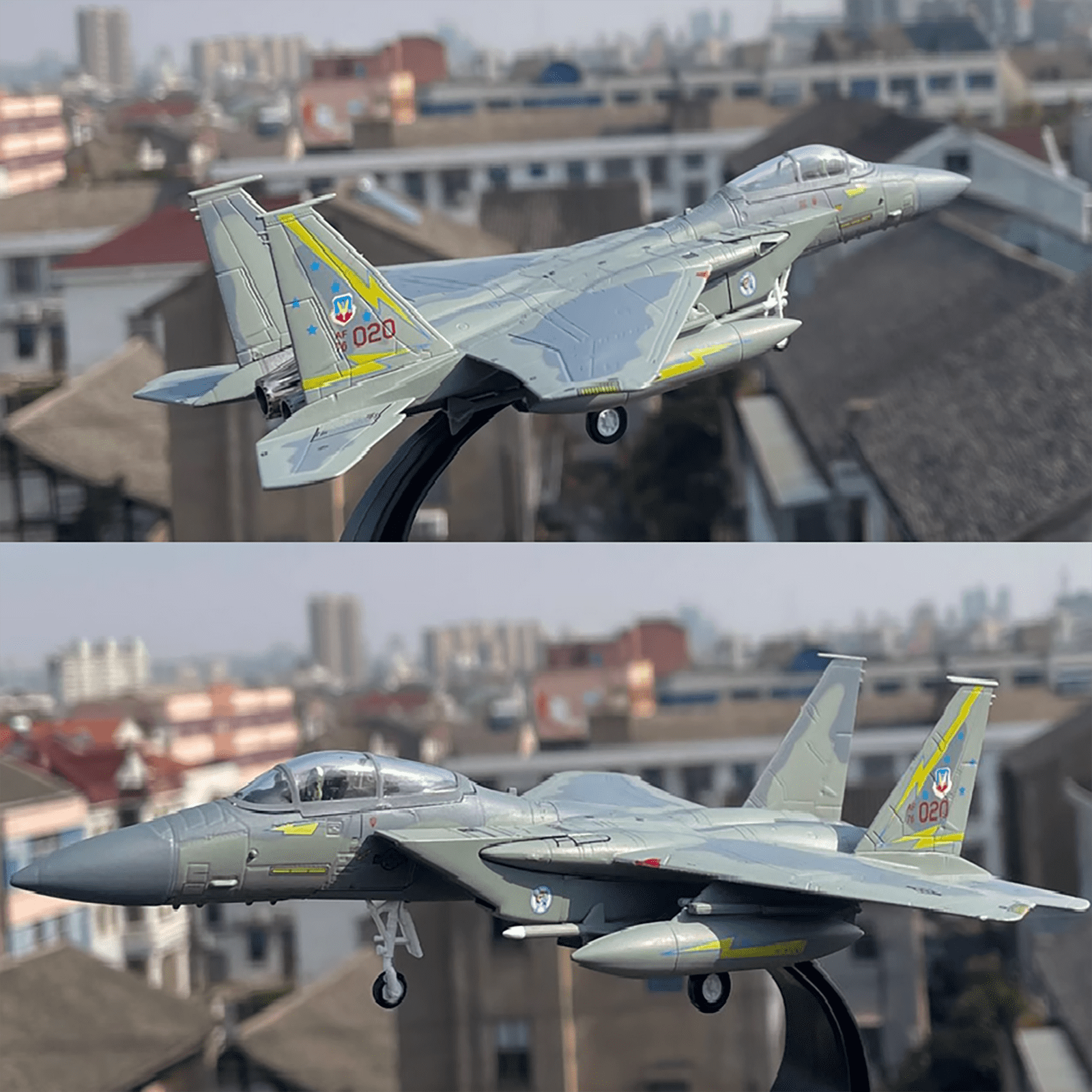 Jevina – Modèle Avion F15 American Navy – Échelle 1/100 – Alliage Moulé Sous Pression – Collection Ou Déco