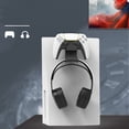 thumbnail image 3 of PS5 DualSense Fast Charging Station Hanging Dock with Headphone Hook,Console mounting With LED Indicator, and Overcharge Protection, 3 of 4
