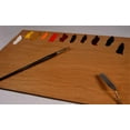 POSH Table Top Wooden Artist Palette Natural Stain, 16 x 20 inches